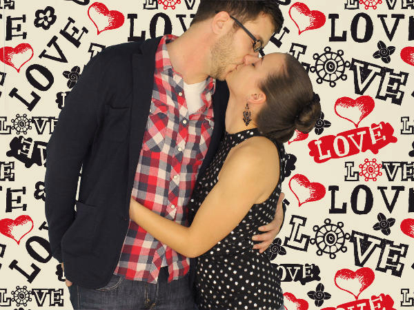 One of many cheesy photo-booth anniversary photos! :)